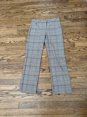 TRINA TURK plad trousers size 0 excellent condition